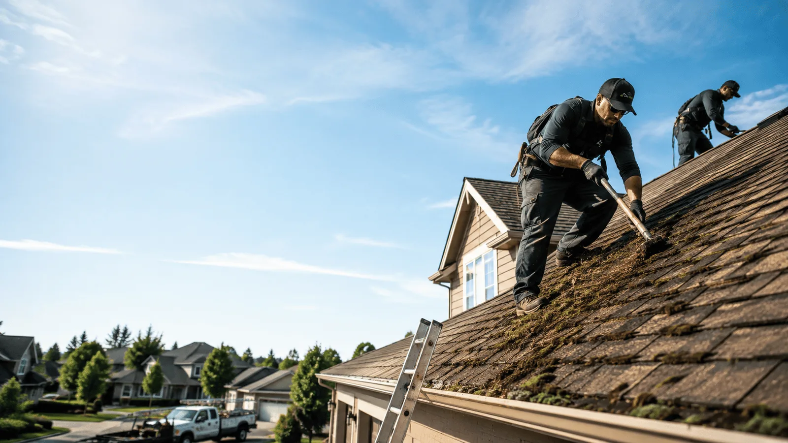 Roof Moss Removal in Cedar Hill, MO near me